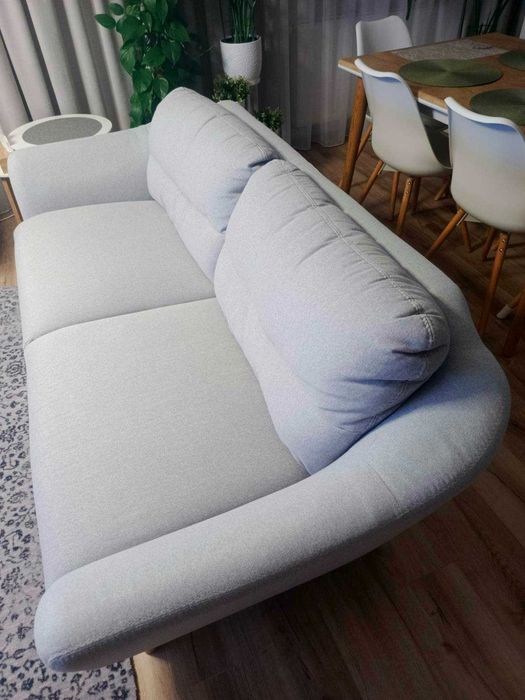 Fotel i Sofa 2,5 osobowa, szara - TROMSO (agata meble)
