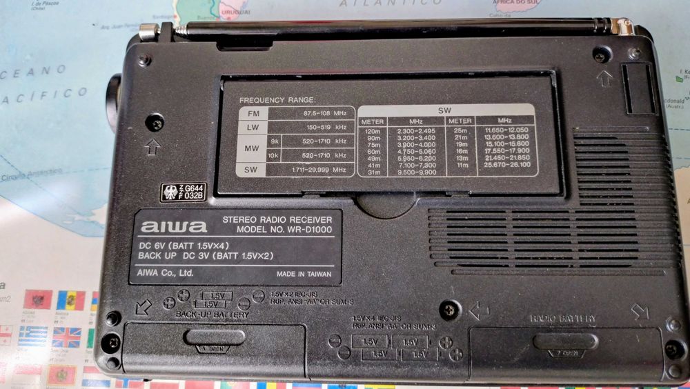 Radio Portatil Super Raro Aiwa WR-D1000