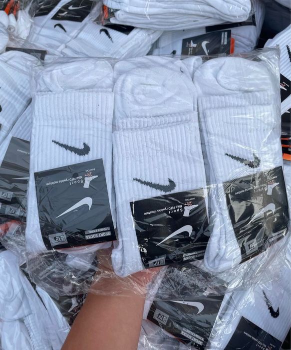 Носки белые найк, отличные
