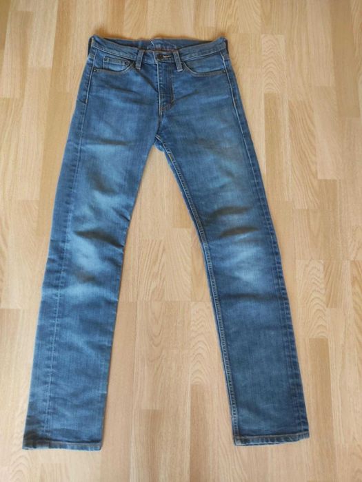 Spodnie dżinsowe damskie Levi's 513 szaro-czarne  W28 L32