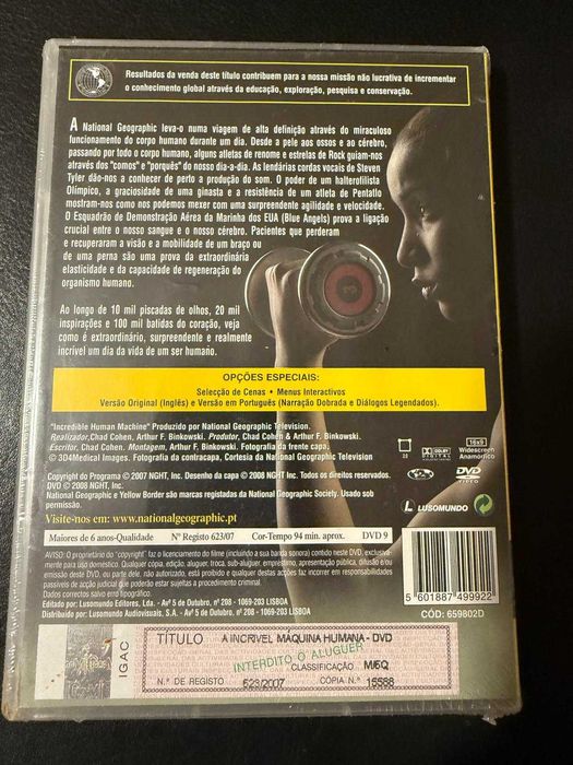 DVD "A incrível máquina humana"