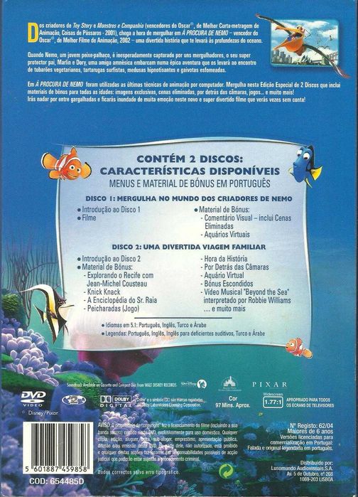 Finding Nemo (Collector's Edition - 2 DVD)64586100094849121