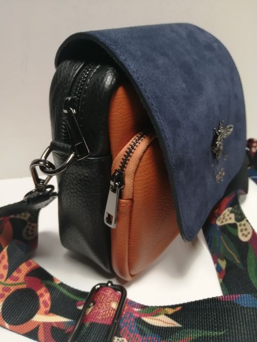 Ego Torebka Listonoszka Skóra Naturalna