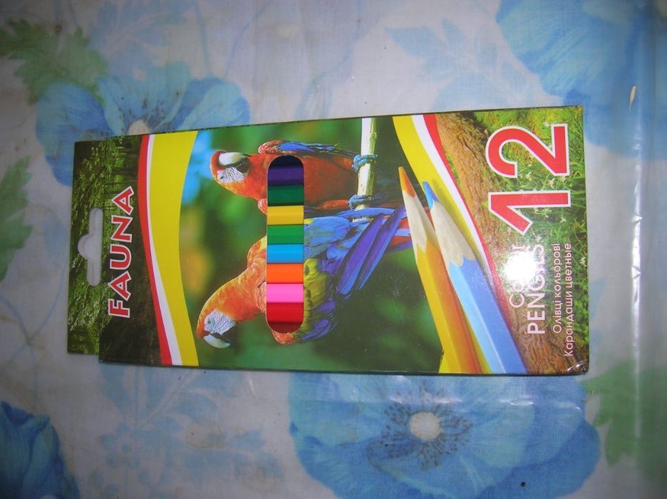 Карандаши цветные FАUNА 12 шт.