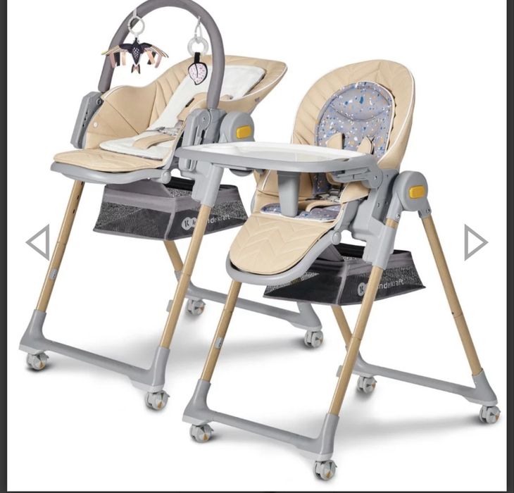 Стільчик для годування Kinderkraft Lastree 2в1 Wood