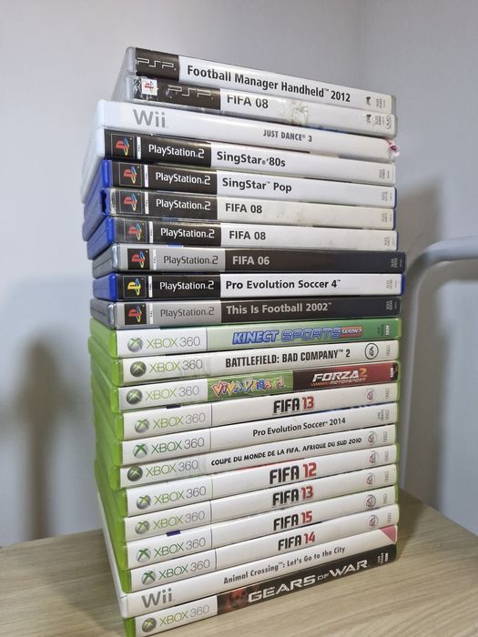 Jogos PS2, PSP, Wii e Xbox 360(Muito Arranhados)