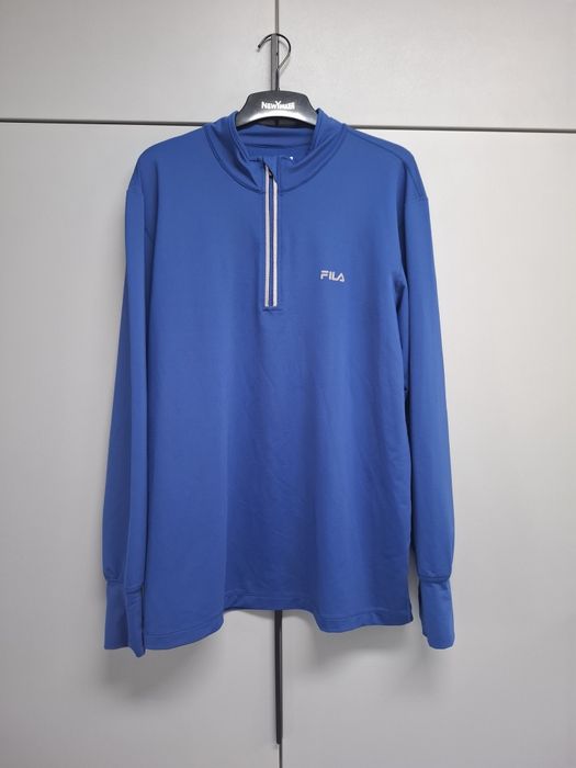 Sportowa bluza z długim rękawem FILA belkitna rozmiar XL