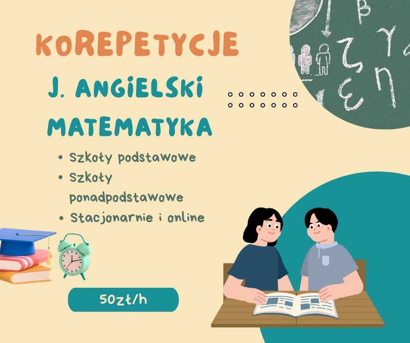 Korepetycje z matematyki i j. angielskiego KONIN