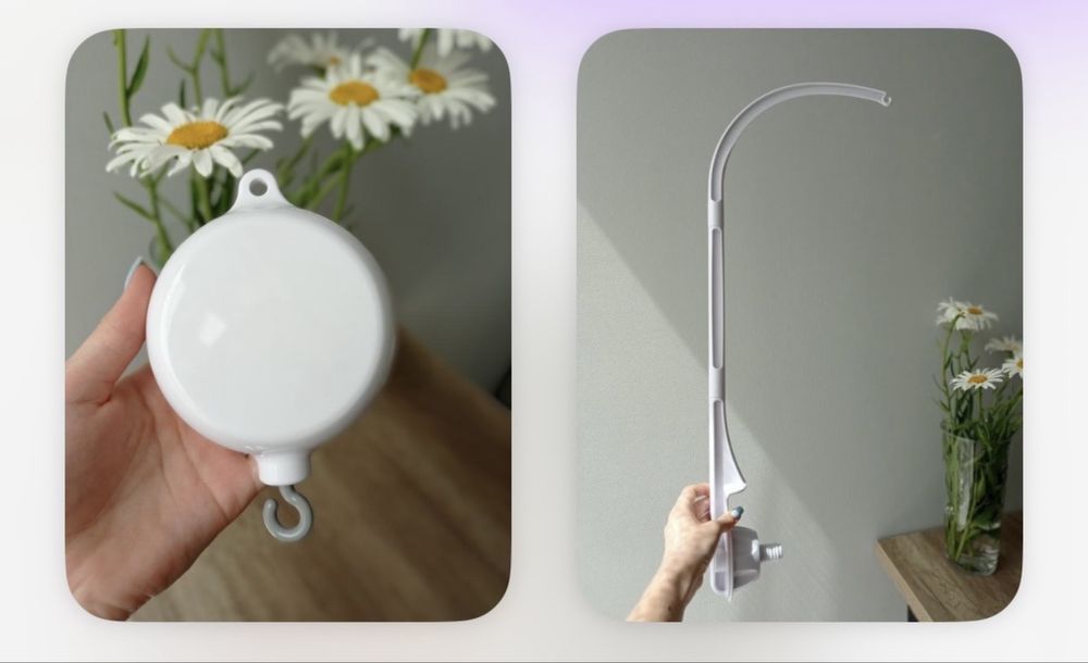 Мобіль на ліжко ручної роботи з музикою