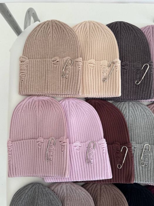 ШАПКА рванка one size. Шапка весна. Шапка жіноча. Шапка демисезон