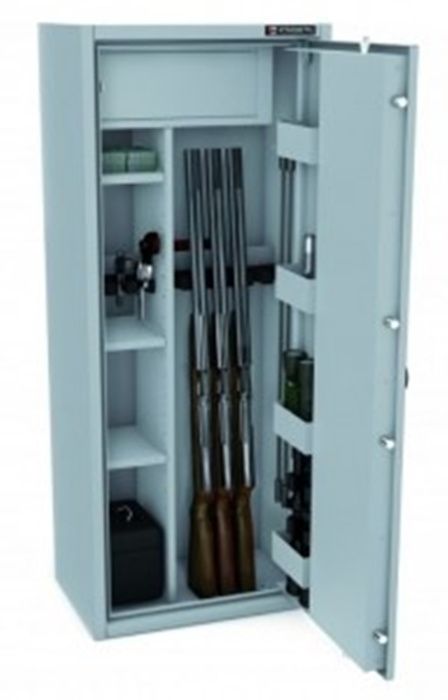 OD RĘKI szafa na broń , sejf S1 , 10 luf, KONSMETAL zam. szyfrowy mech