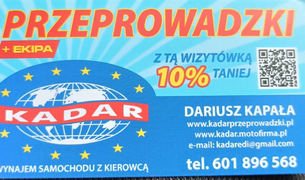 Przeprowadzki plus Ekipa KADAR