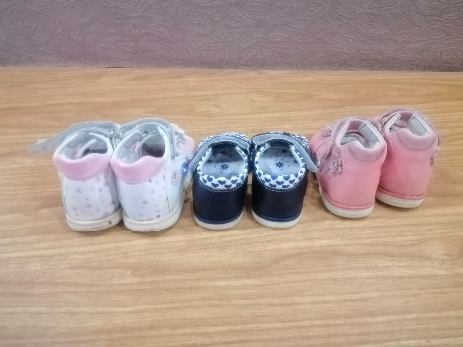 Босоножки для девочки разных размеров