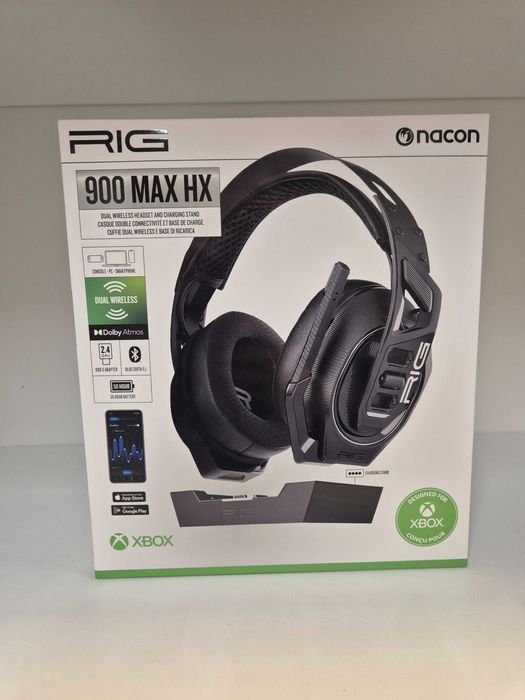 (BP) Słuchawki nauszne NACON RIG 900 MAX HX XBOX NOWE!!!