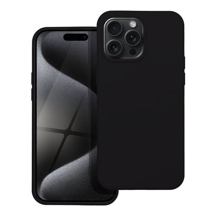 Futerał do iPhone 15 PRO MAX Silicone czarny