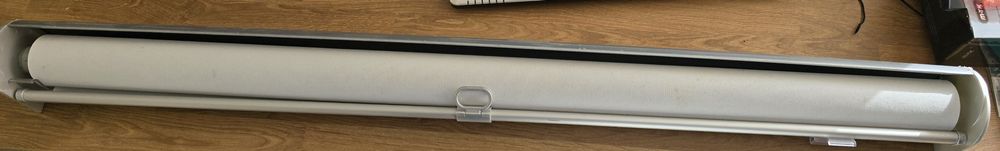 Estore correr opaco branco 80x195cm