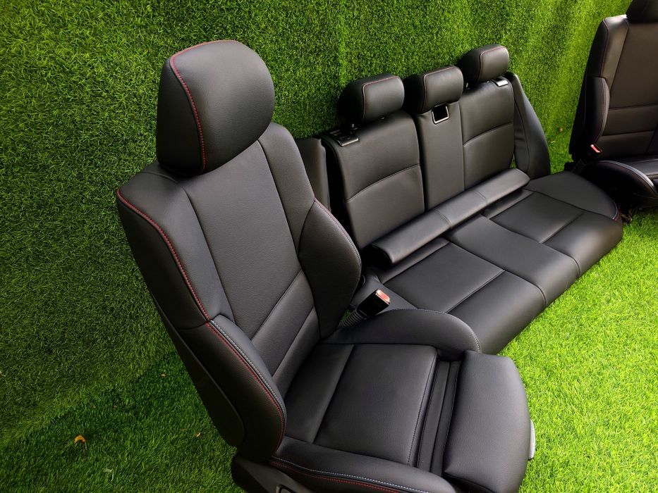 Bancos Pack M Personalizados completamente novos Estofamento Novo pele preta de qualidade superior para bmw todas as versões E46 Touring