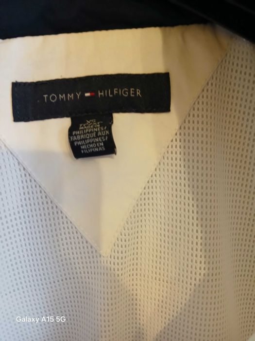 Biała przejściowa kurtka męska Tommy Hilfiger XS