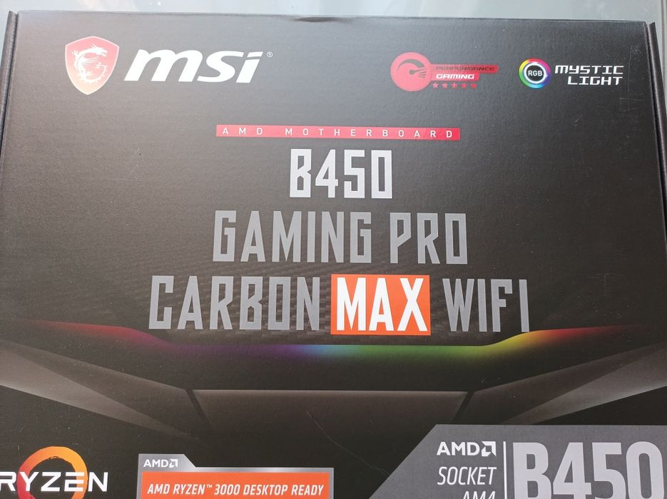 MSI b450 gaming pro carbon max wifi