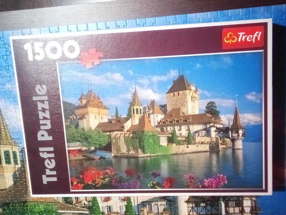 Puzzle Trefl 1500 elementów - Zamek Oberhofen Szwajcaria