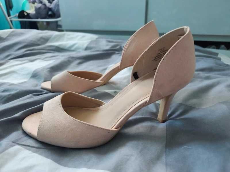 H&M półbuty niski obcas 37