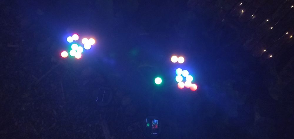 Kolorowe lampki solarne do ogrodu 2 szt