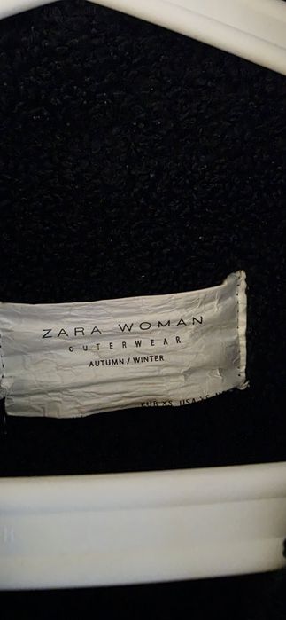 Płaszcz kożuch damski Zara