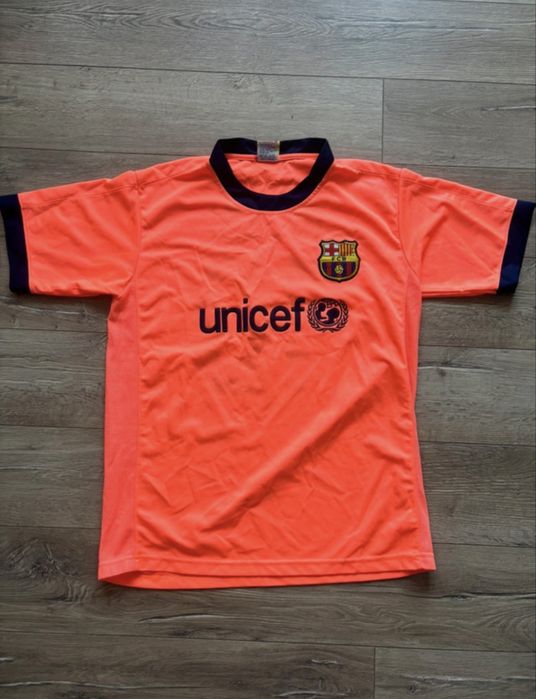Koszulka FC Barcelona Messi 10 UNICEF – kolor pomarańczowy