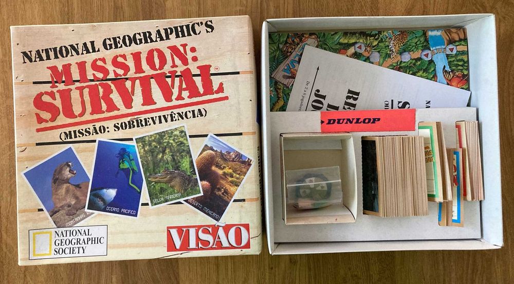 Jogo de Tabuleiro National Geographic Missão: Sobrevivência (Completo)
