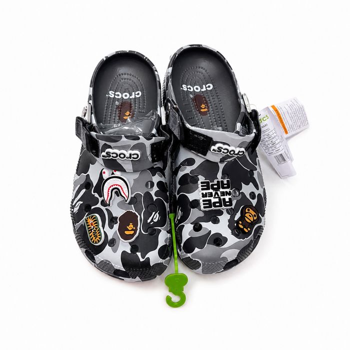 В НАЯВНОСТІ Crocs x Bape | крокси бейп | кроксы A Bathing Ape
