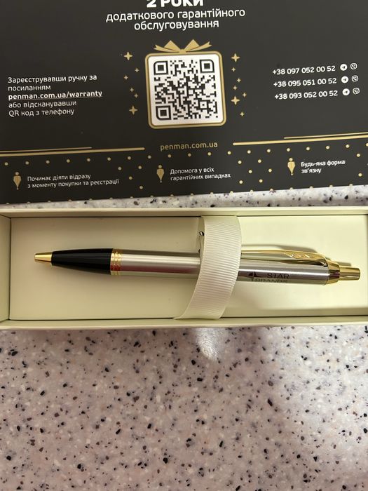 Ручка PARKER  оригинал в  упаковке с сертификатом