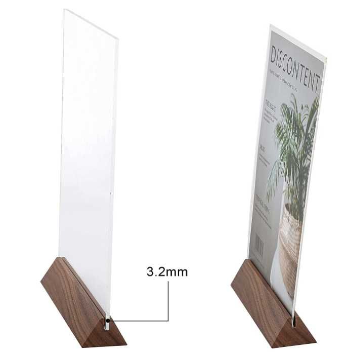 Centros de mesa e Apoios Bases de Madeira para Fotografias / Acrilicos