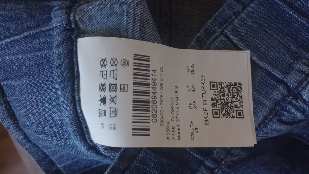 Spodnie jeansowe przed kostkę