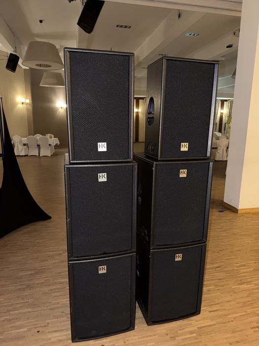 HK Audio Actor DX Komplet 2 satelity 4 subbasy Bardzo ładny stan