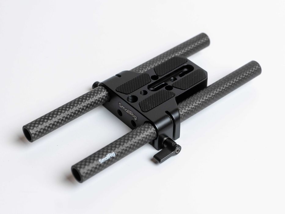 База Smallrig 5609 Bottom base plate з 15мм карбоновими направляючими | Rail Rod