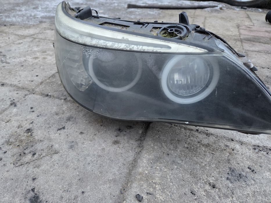 BMW e60 e61 lampa prawa przód przednia dynamic xenon lift lci europa