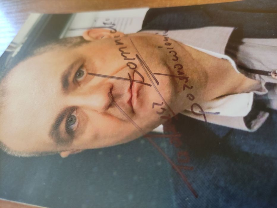 Autograf, podpis Tadeusz Piotr Łomnicki Kolekcja Aktor PL TV Telewizja