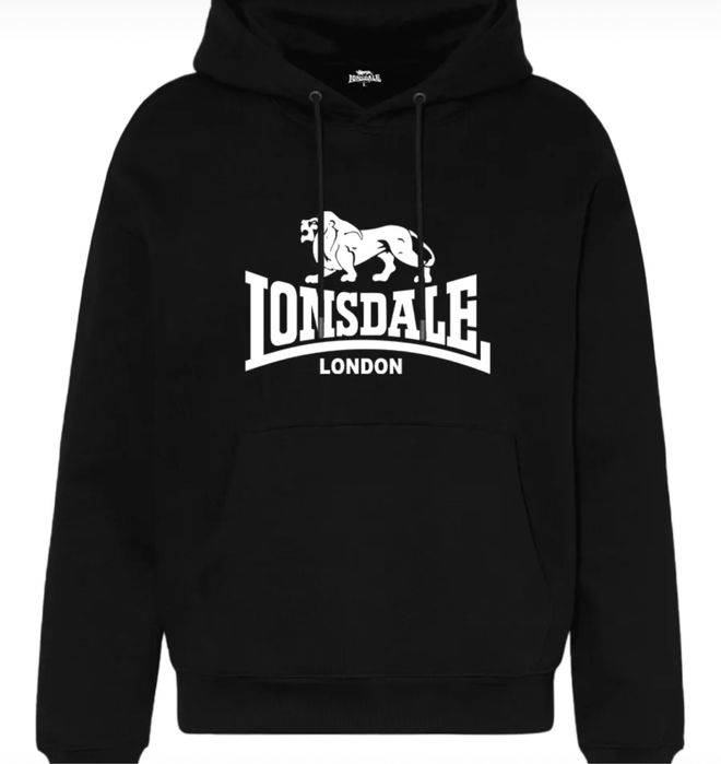 Мужские худи Lonsdale Logo унисекс лонсдейл толстовка кофта лонгслив