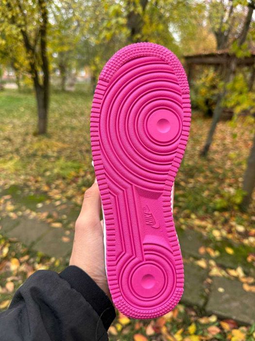 ОРИГІНАЛ! Nike Air Force 1 Low White/Hot Pink 38.5 39 40 | FV5948-102