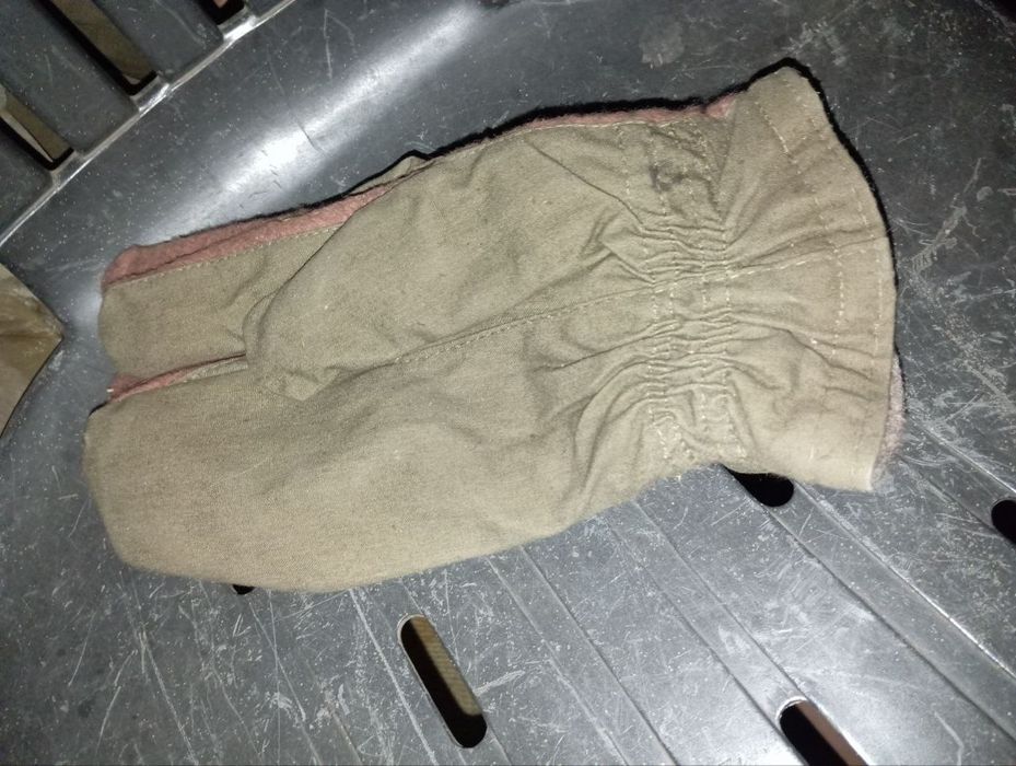 Рукавицы теплые зимние СССР, трехпалые,новые