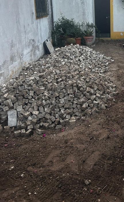 Pedras de calçada