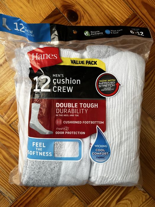Skarpety Hanes - 12 par , w rozm 39-45