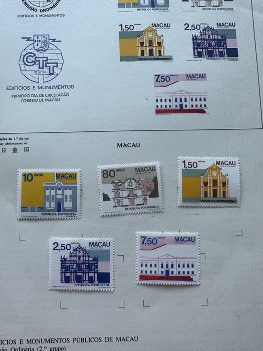 Série Completa 1983 - Selos de Macau