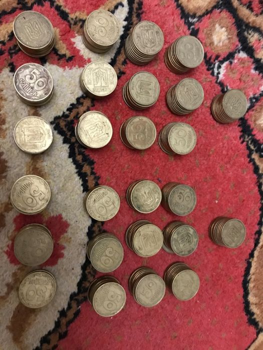 Продам монеты Украина 50 копеек 1992 год