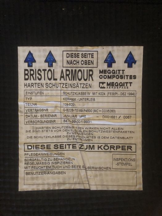 Бронежилет бундес Mehler