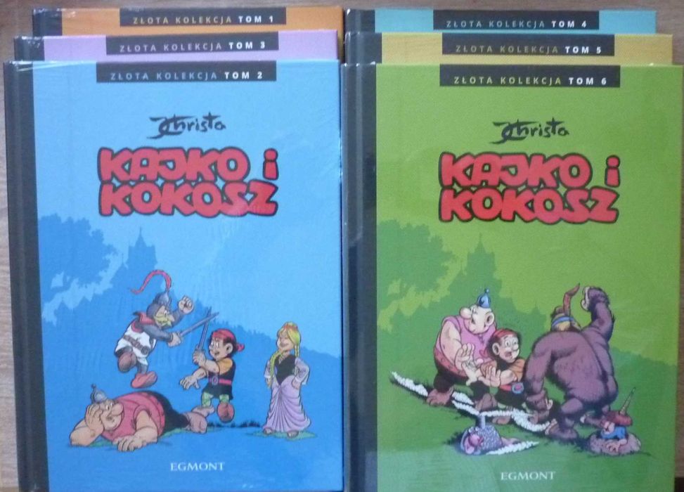 Nowe Kajko i Kokosz Złota Kolekcja Janusz Christa 6 Tomów Dąbrowa