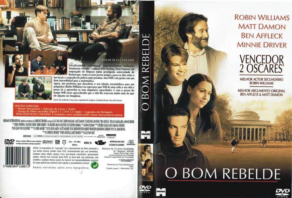 Good Will Hunting - Robin Williams Minnie Driver Matt Damon Ben