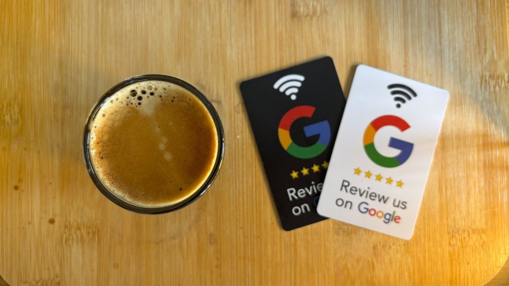 Cartões Google  NFC para negócios