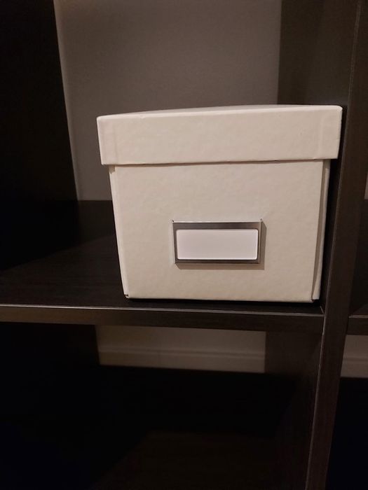 Caixa arquivo cartão