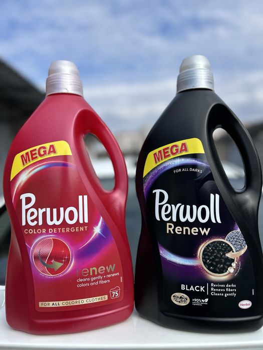 Гелі для прання Перволь Perwoll MEGA 3,75 л ОРИГІНАЛ!!!